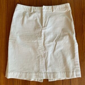Winter White Club Monaco corduroy Pencil skirt, size 8
